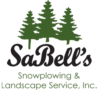 sabells snow plowing landscaping logo